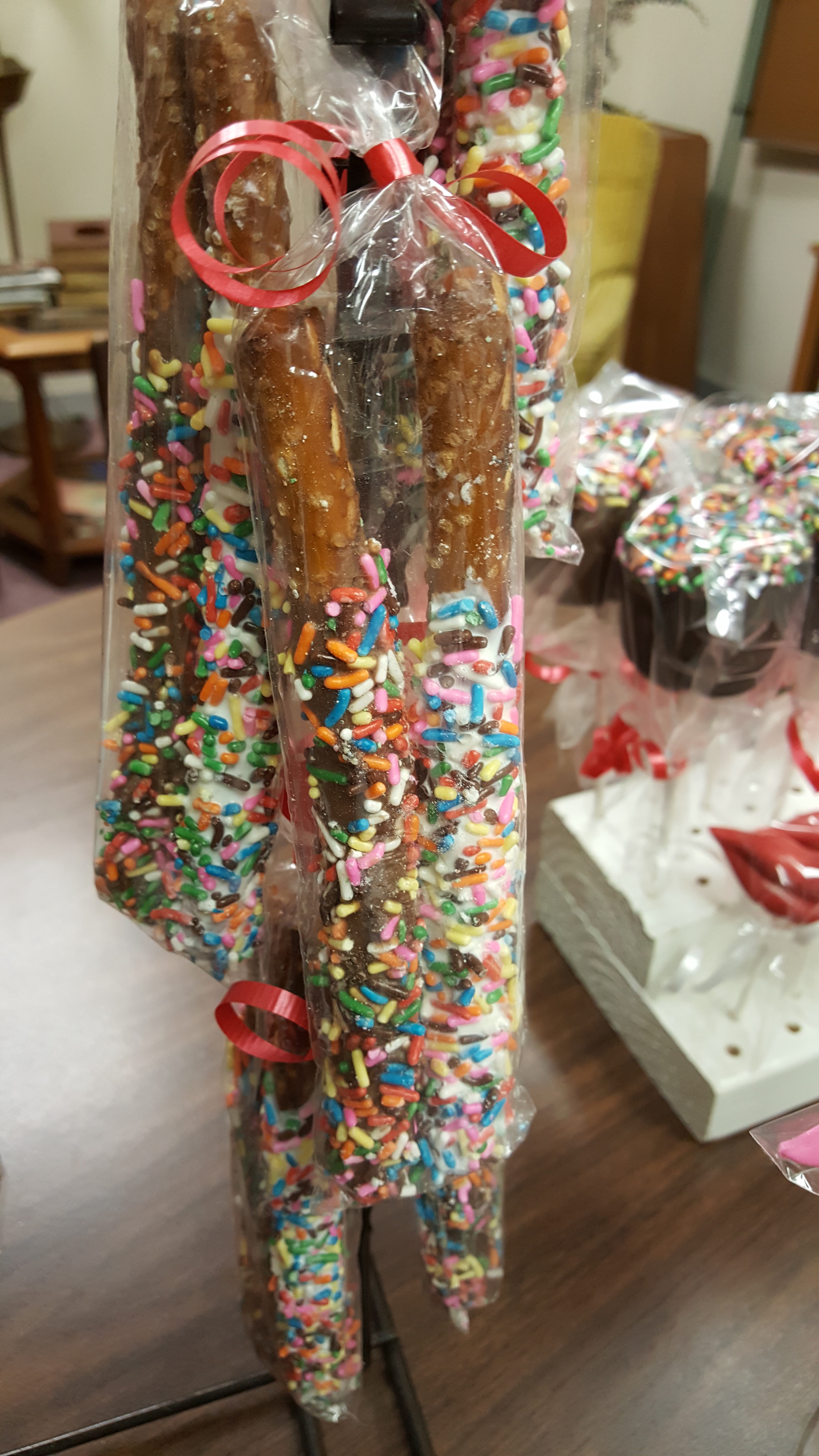 Chocolate Pretzel Sticks