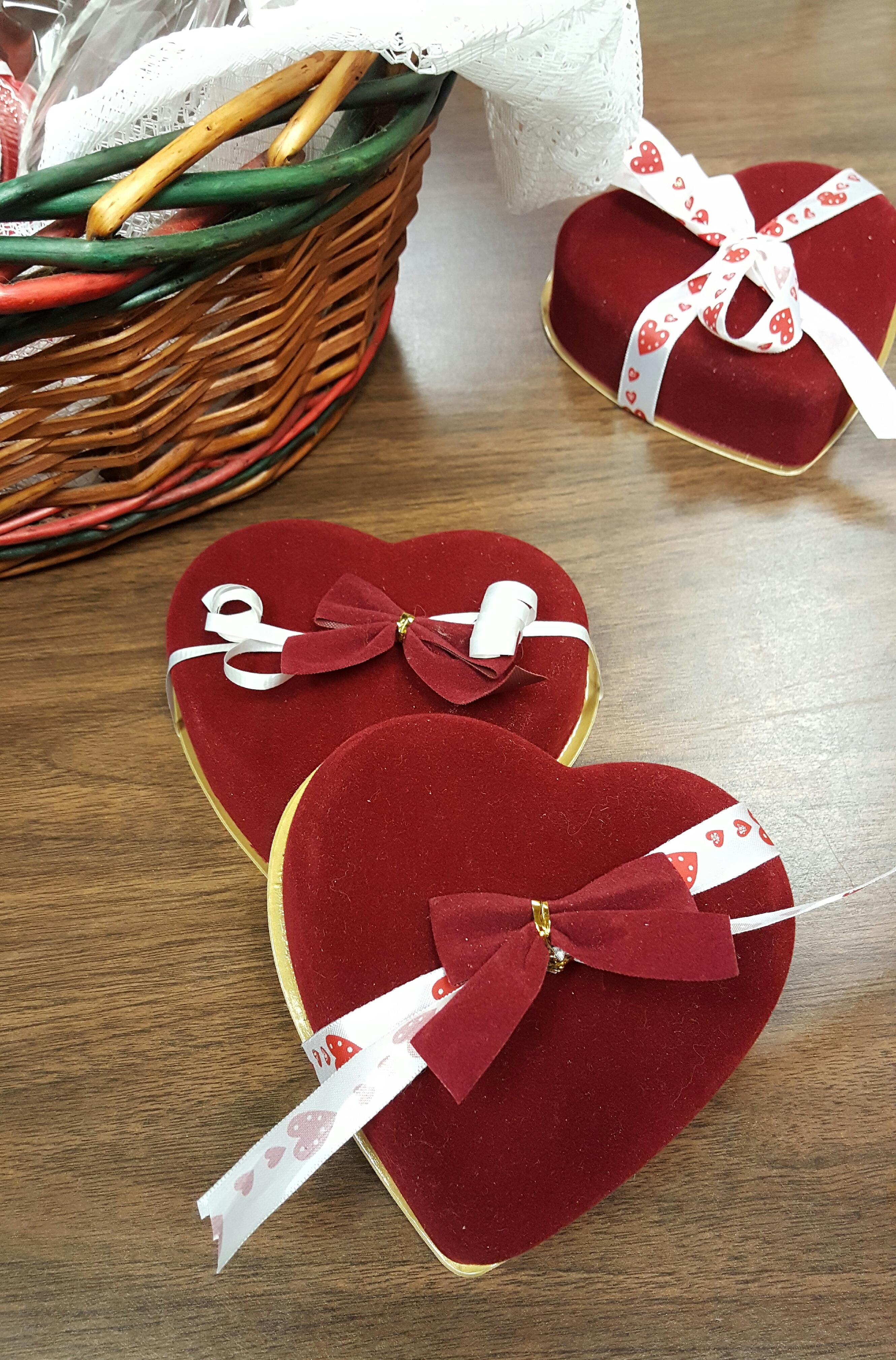 Heart Boxes with Butter Creams